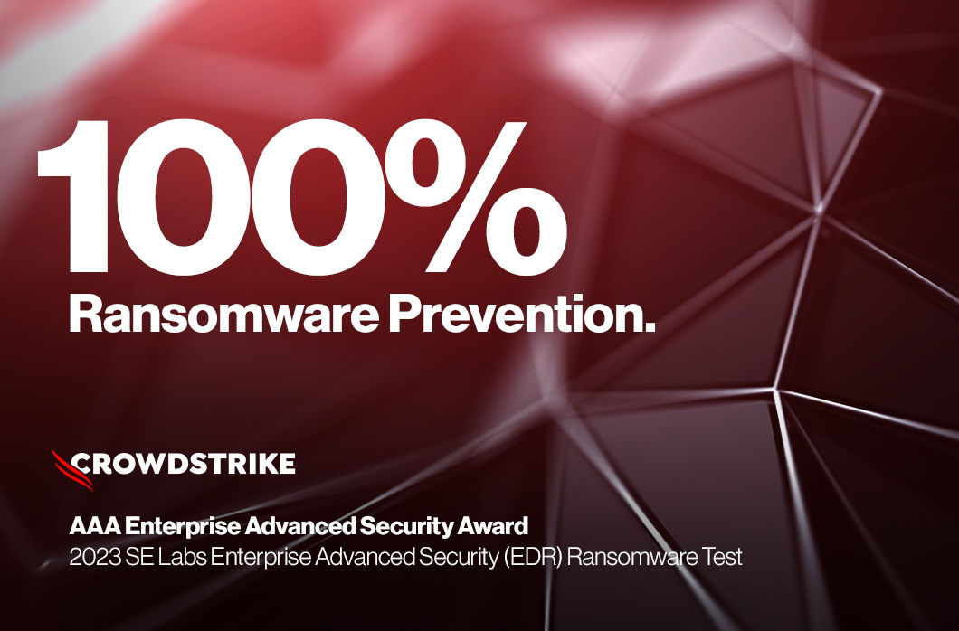 CrowdStrike Achieves 100% Ransomware Protection Accuracy and 100% EDR Rating in SE Labs Test