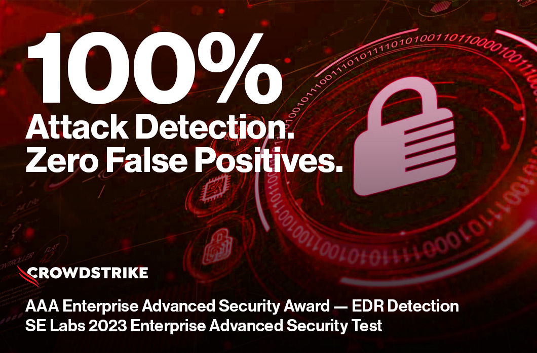 CrowdStrike Scores 100% in SE Labs Q2 2023 Enterprise Advanced Security Detection Test, Wins AAA Award