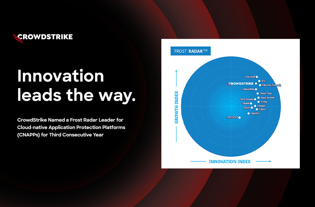 CrowdStrike Named a Leader in 2024 Frost Radar for Cloud-Native Application Protection Platforms