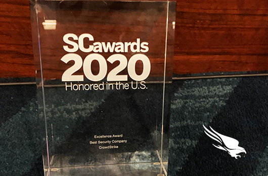 At RSA 2020, CrowdStrike Wins SC Media Excellence Award for Best Security Company