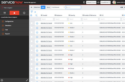 CrowdStrike Falcon® Offers Plug-and-Play Integration with ServiceNow