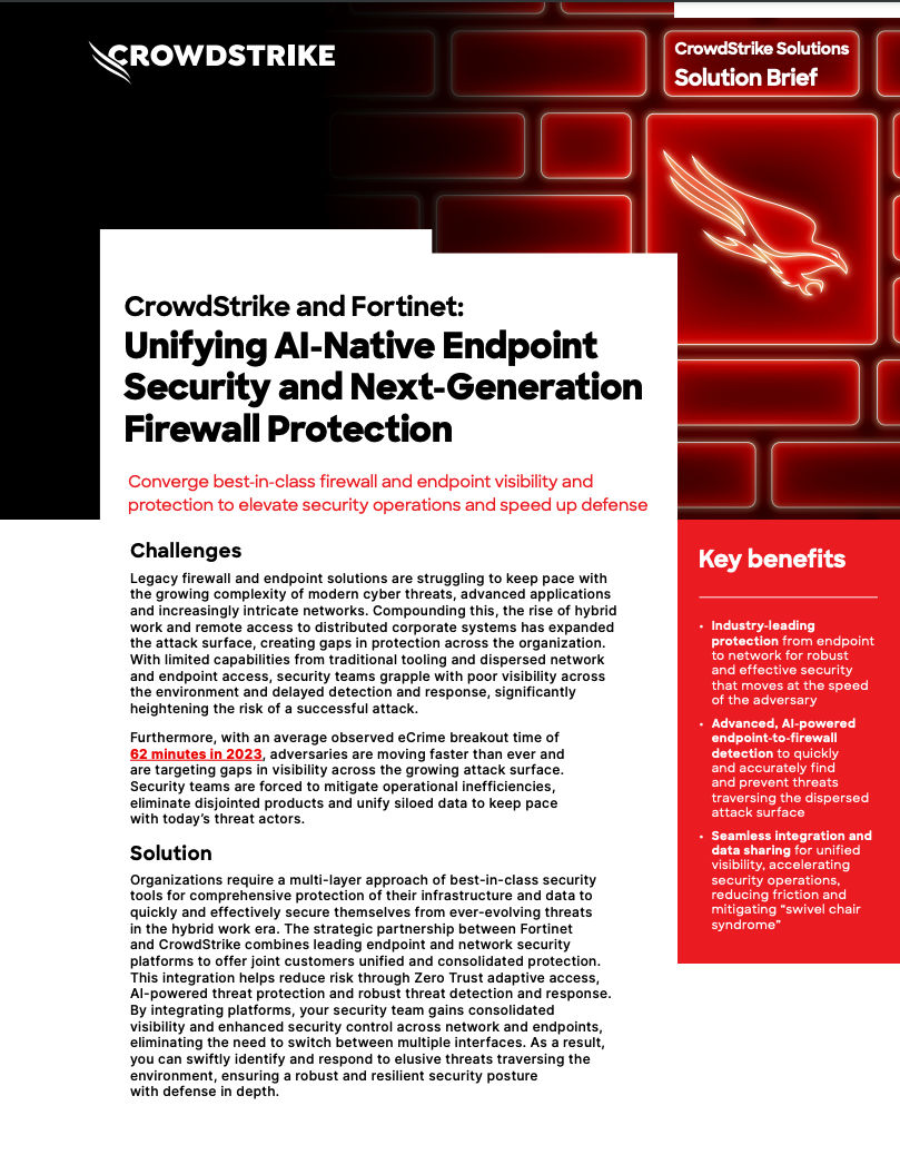 CrowdStrike and Fortinet