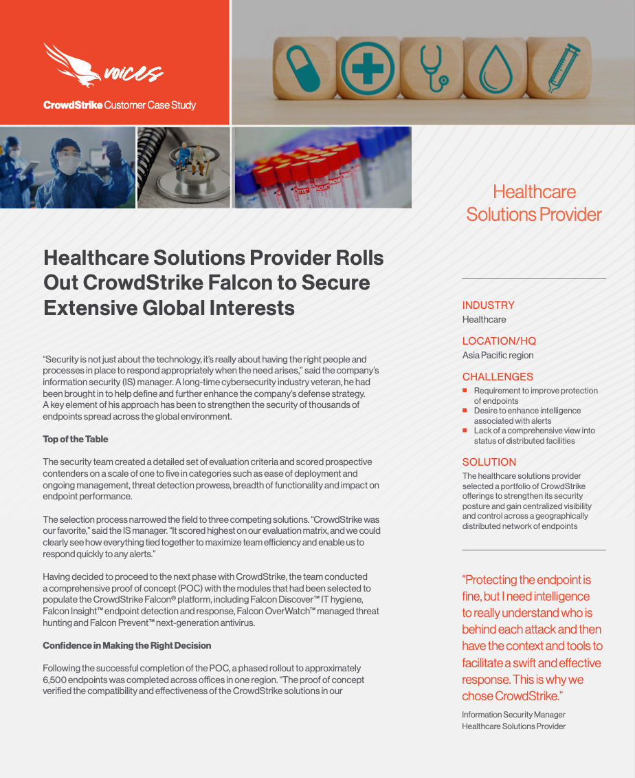 crowdstrike-healthcare-solutions-provider-case-study-cover